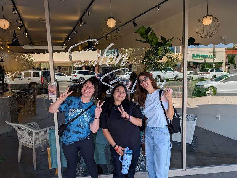 Salon field trip at Southern California College of Barber and Beauty