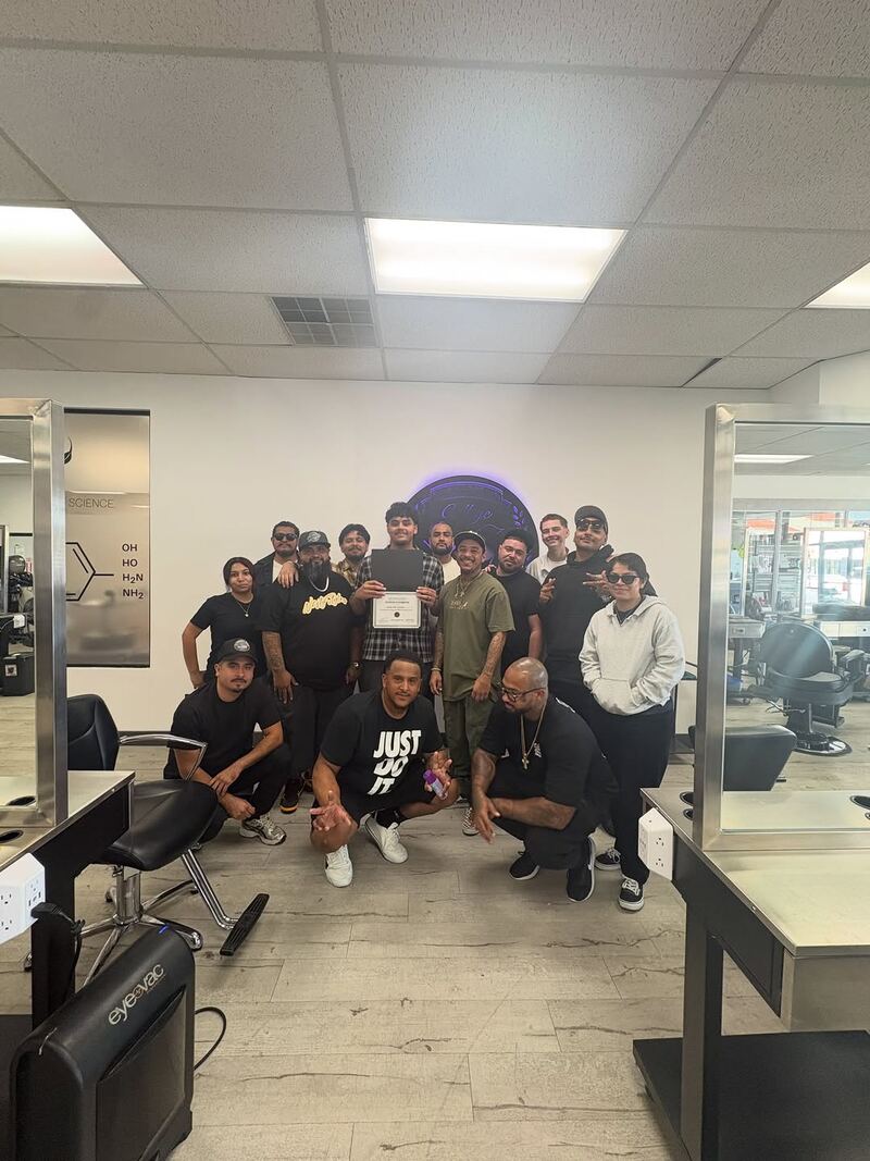 Congrats, Adam at Southern California College of Barber and Beauty